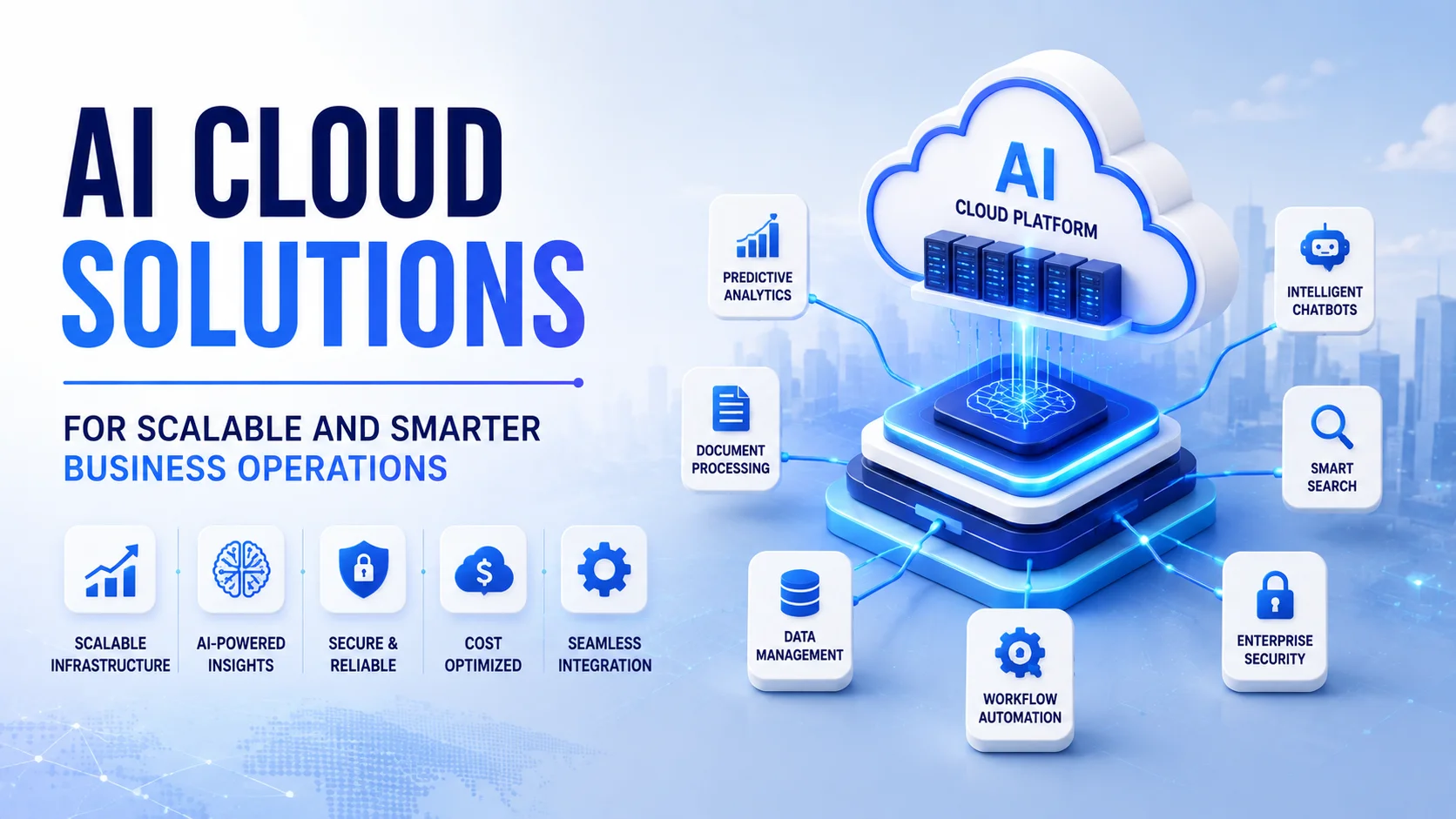 AI Cloud Solutions for Scalable and Smarter Business Operations
