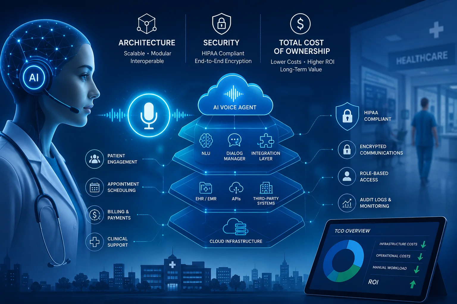 Engineering Blueprint for Healthcare AI Voice Agents: Architecture, Security & Total Cost of Ownership