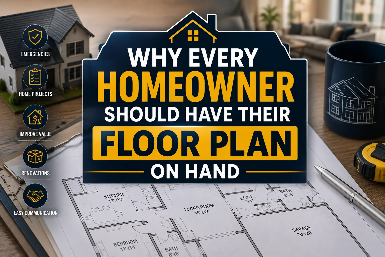 Why Every Homeowner Should Have Their Floor Plan on Hand