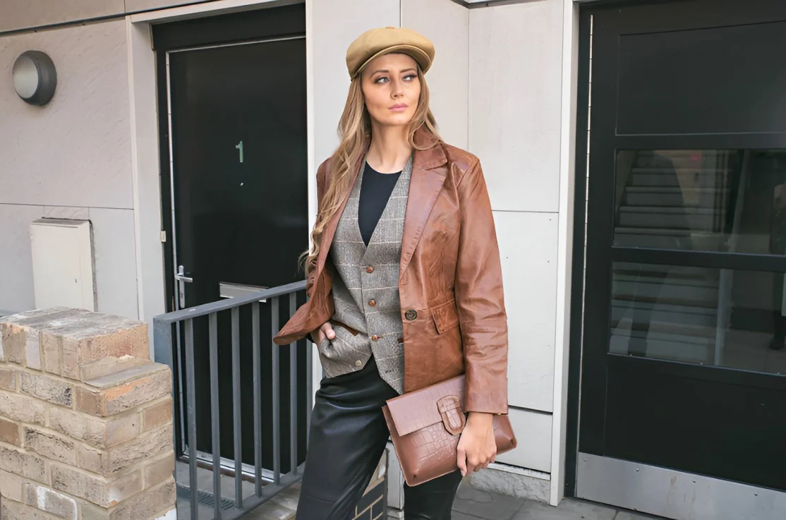 Why Choose ClamentCustomLeather Leather Blazer Women for a Stylish Look?