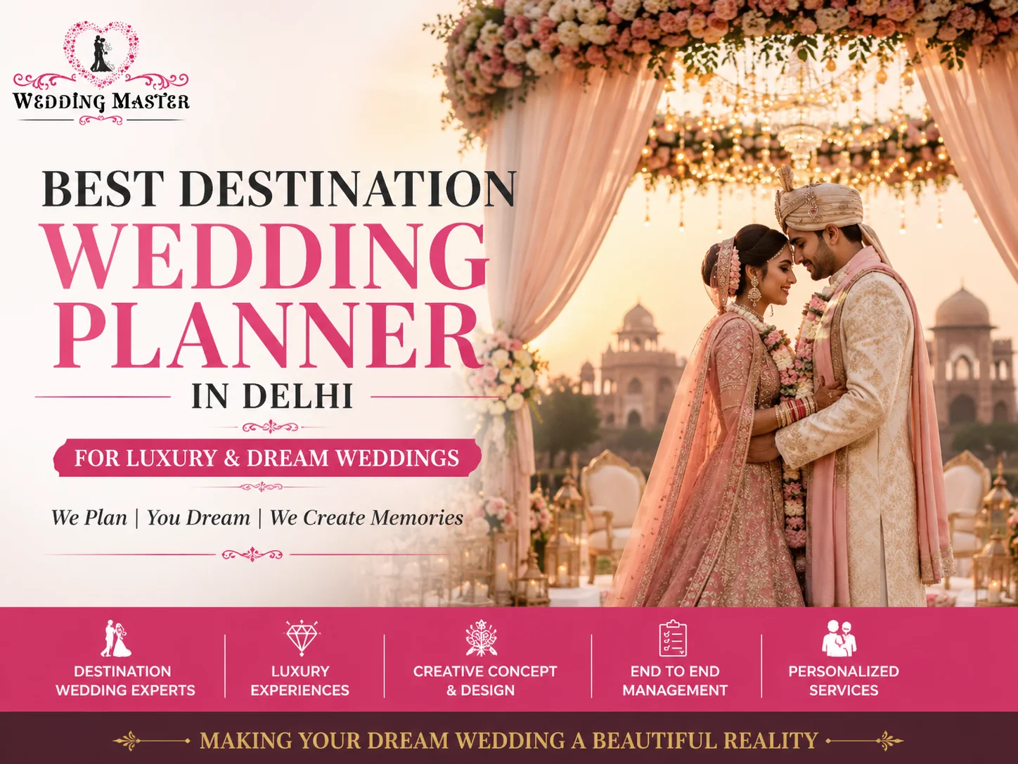 Best Destination Wedding Planner in Delhi for Luxury & Dream Weddings