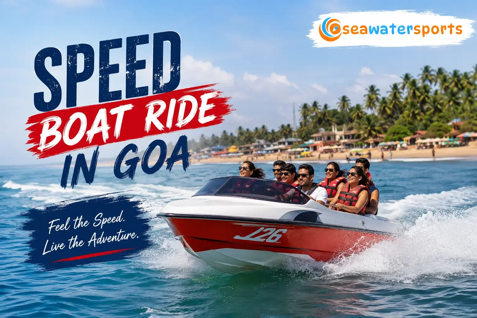 Route and Landmark Breakdown for a Coastal Speed Boat Ride In Goa