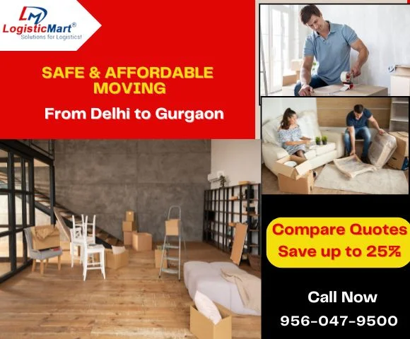Best Packers and Movers Delhi to Gurgaon