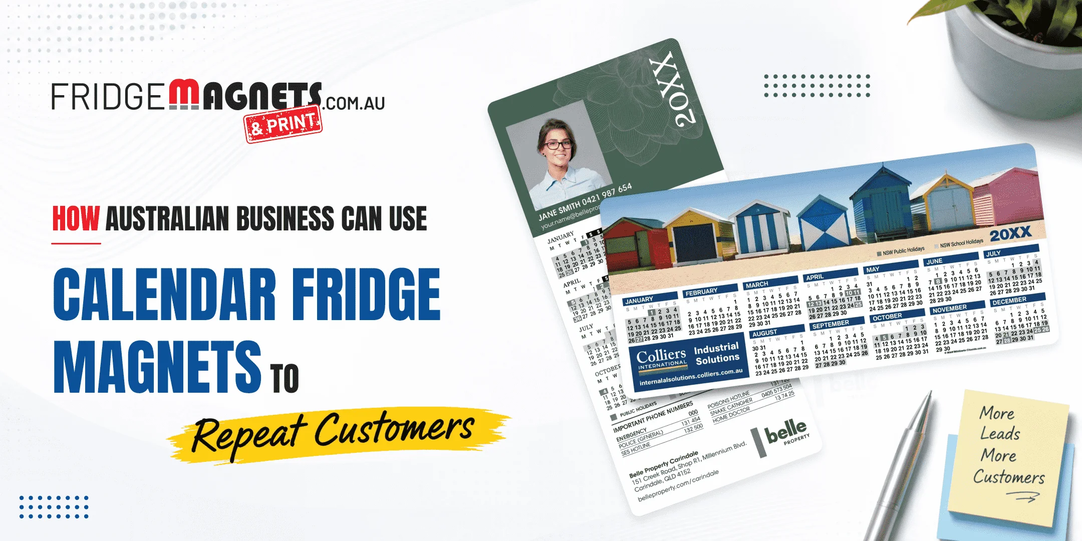 How Australian Businesses Can Use Calendar Fridge Magnets to Generate Repeat Customers