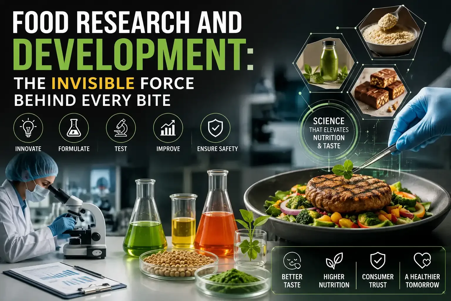 Food Research and Development: The Invisible Force Behind Every Bite
