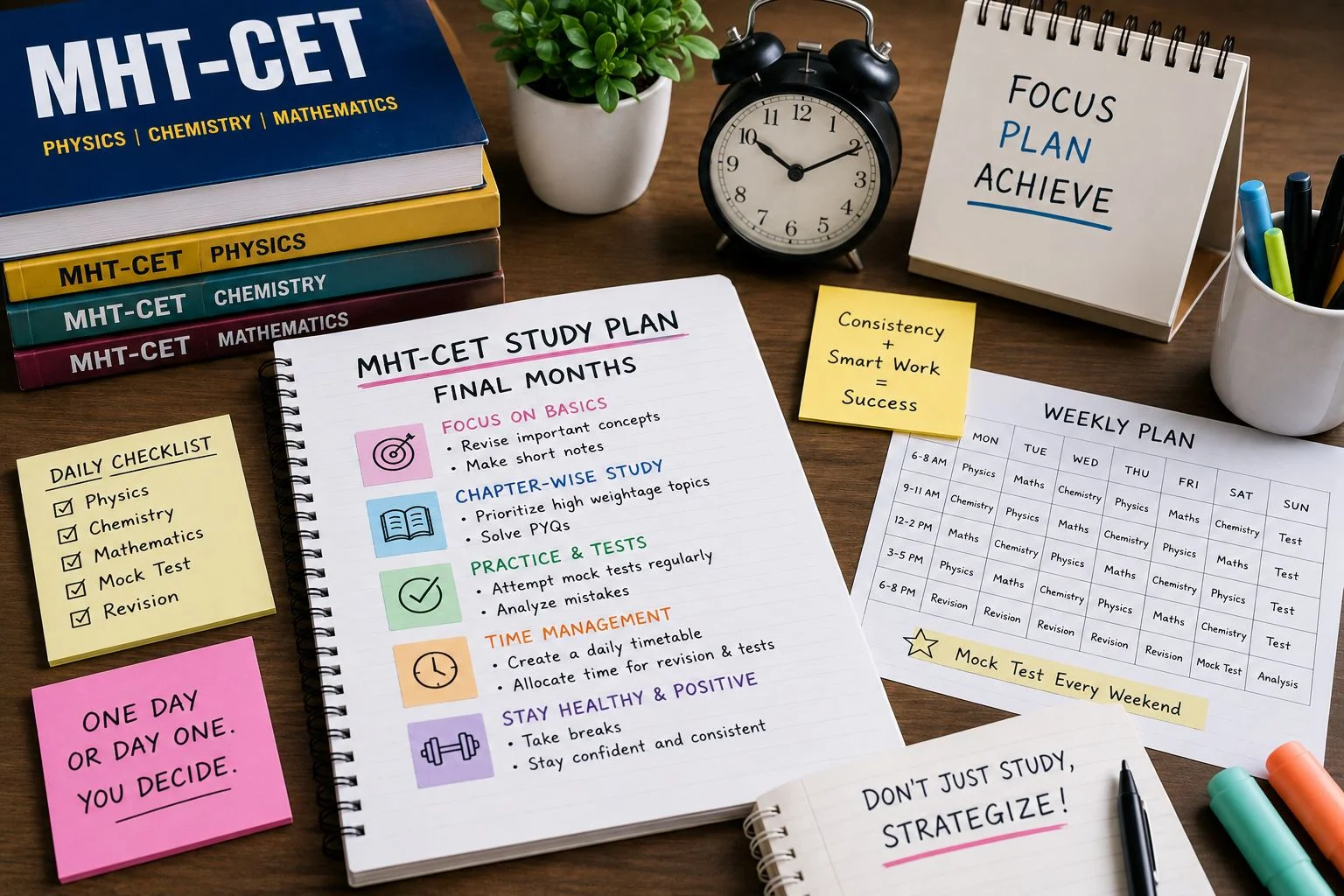 MHT-CET Study Plan for the Final Months: A Practical Guide