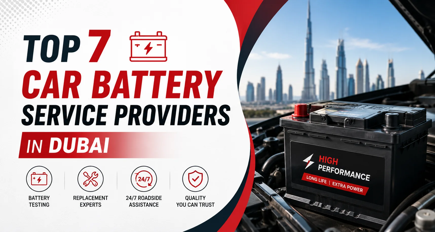 Top 7 Car Battery Service Providers in Dubai