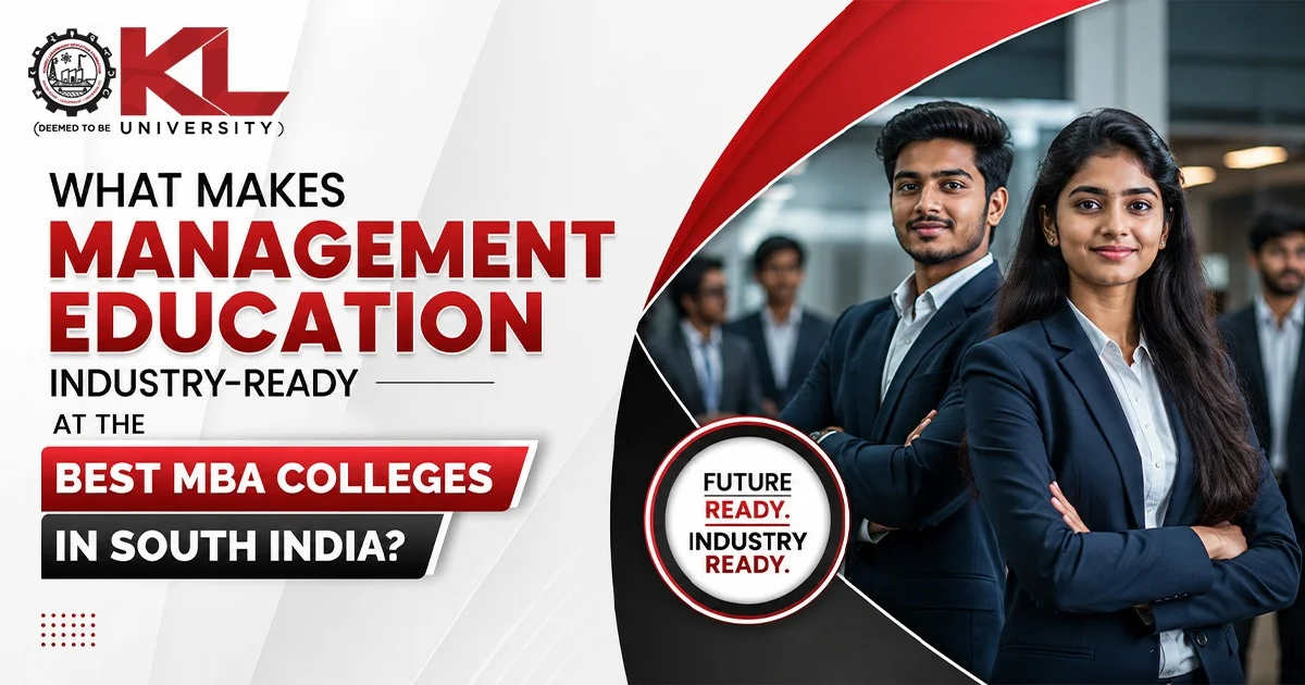 What makes management education industry-ready at the best MBA colleges in South India?