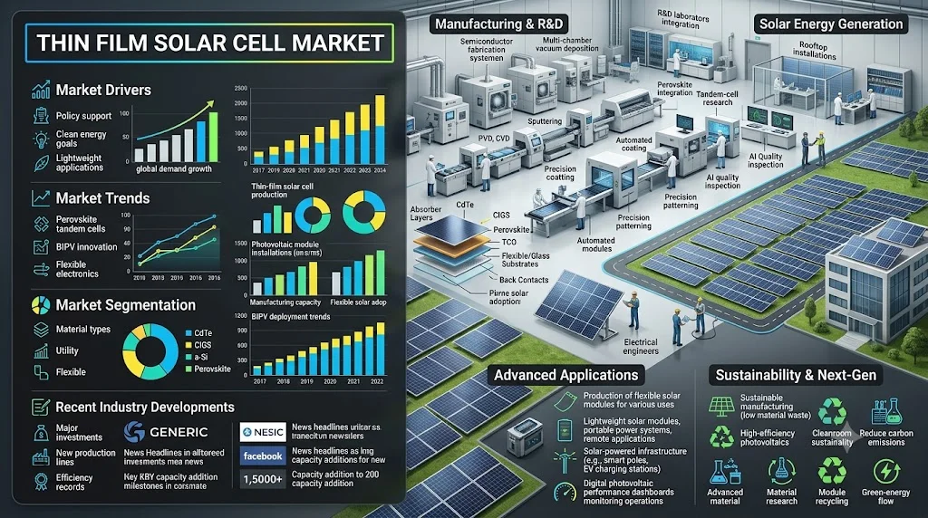 Thin Film Solar Cell Market Size, Share and Forecast 2026-2034