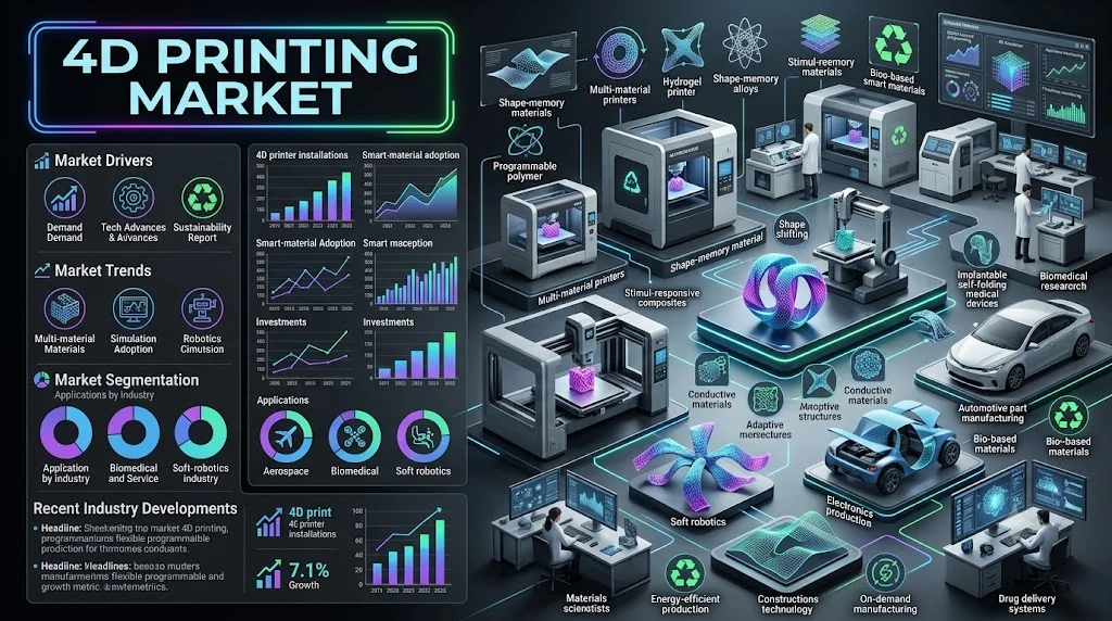4D Printing Market Size, Share and Growth Forecast 2026-2034