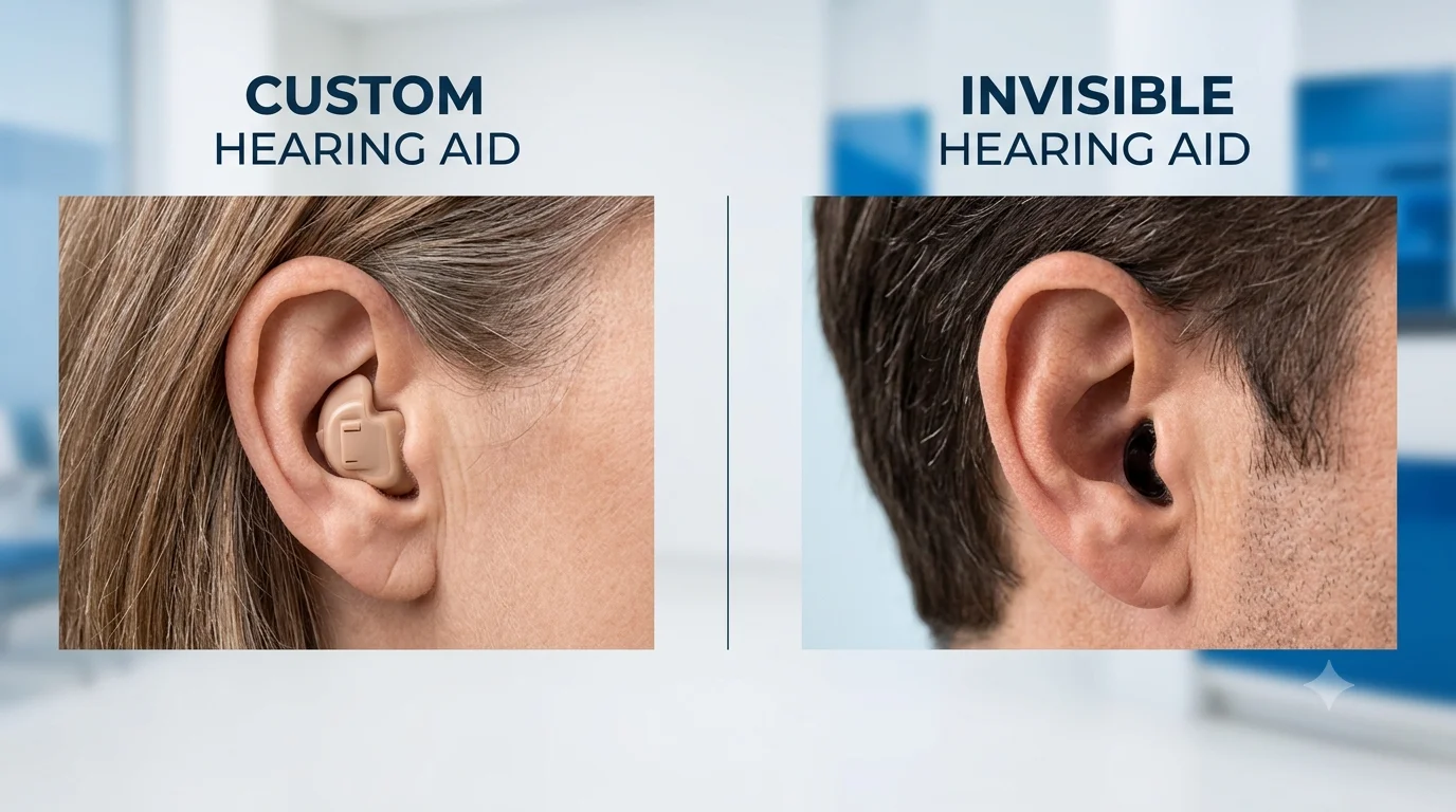 Custom vs. Invisible Hearing Aids: Which Discreet Option Fits Your Life?