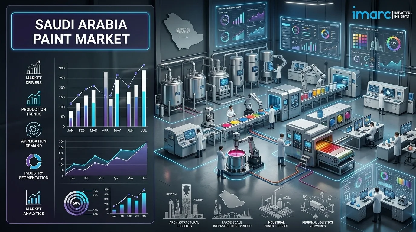 Saudi Arabia Paint Market 2026–2034: Smart Education & Technology Adoption