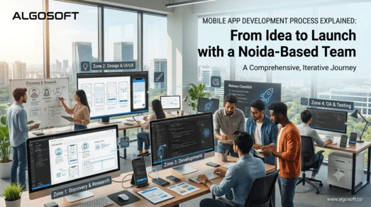 Mobile App Development Process Explained: From Idea to Launch with a Noida-Based Team