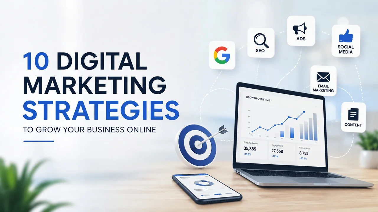 10 Digital Marketing Strategies to Grow Your Business Online
