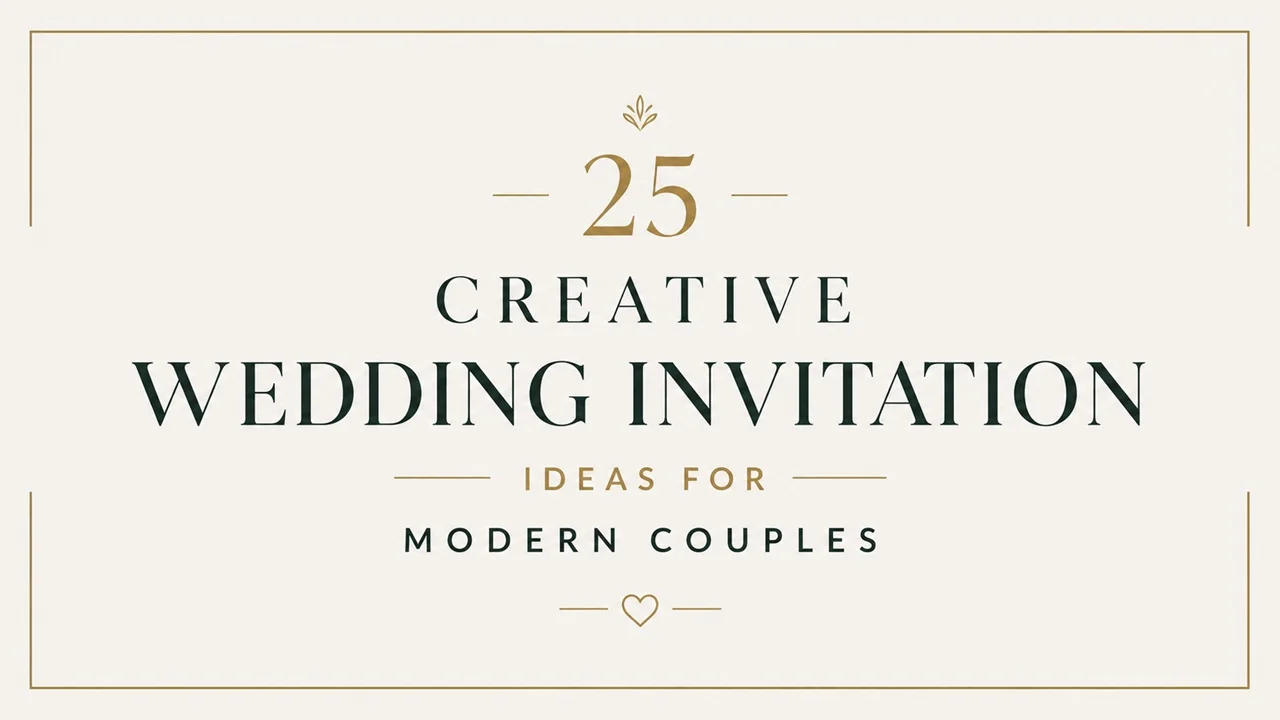 25 Creative Wedding Invitation video Ideas for Modern Couples