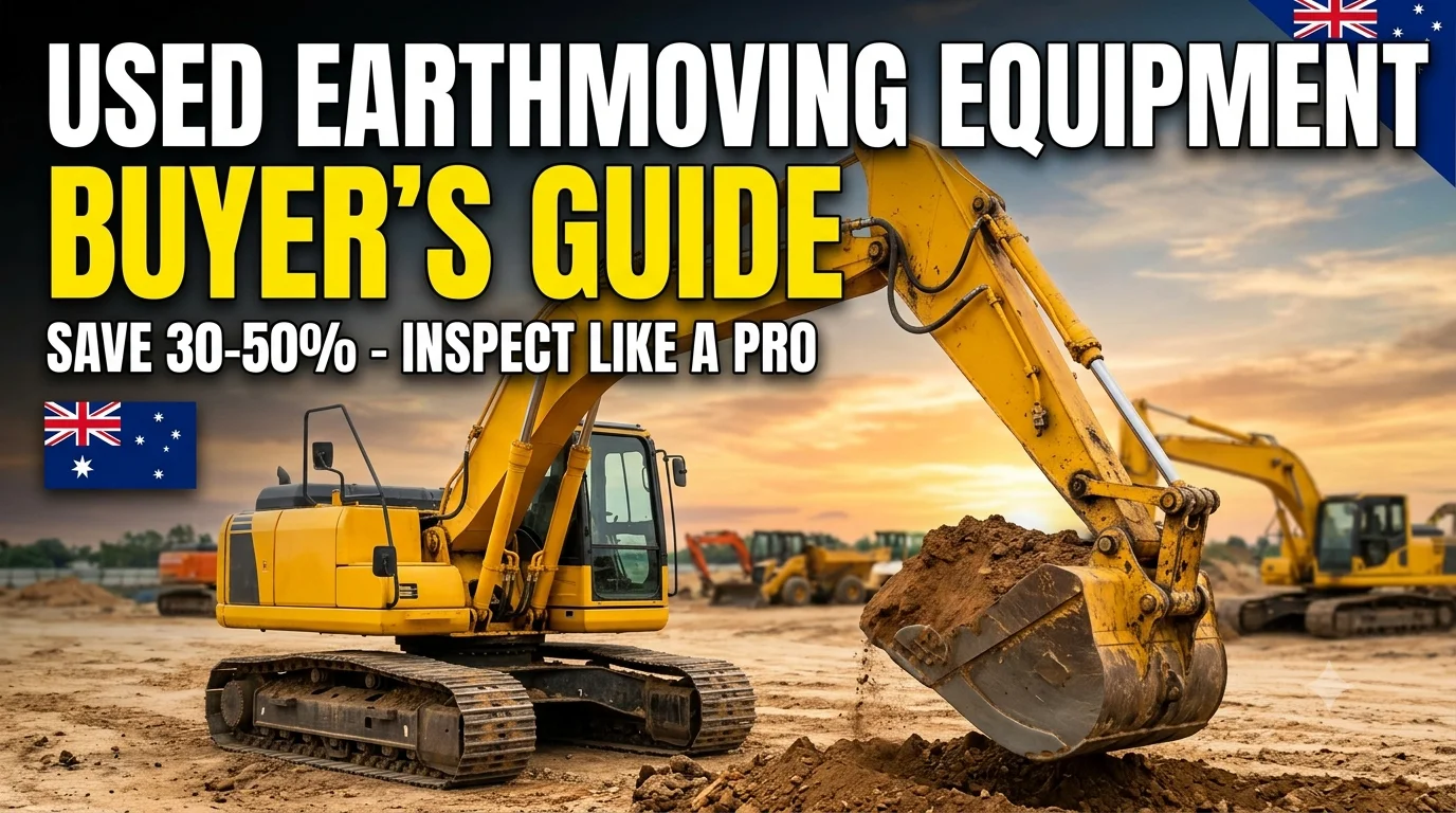 Used Earthmoving Equipment for Sale: Guide for Australia