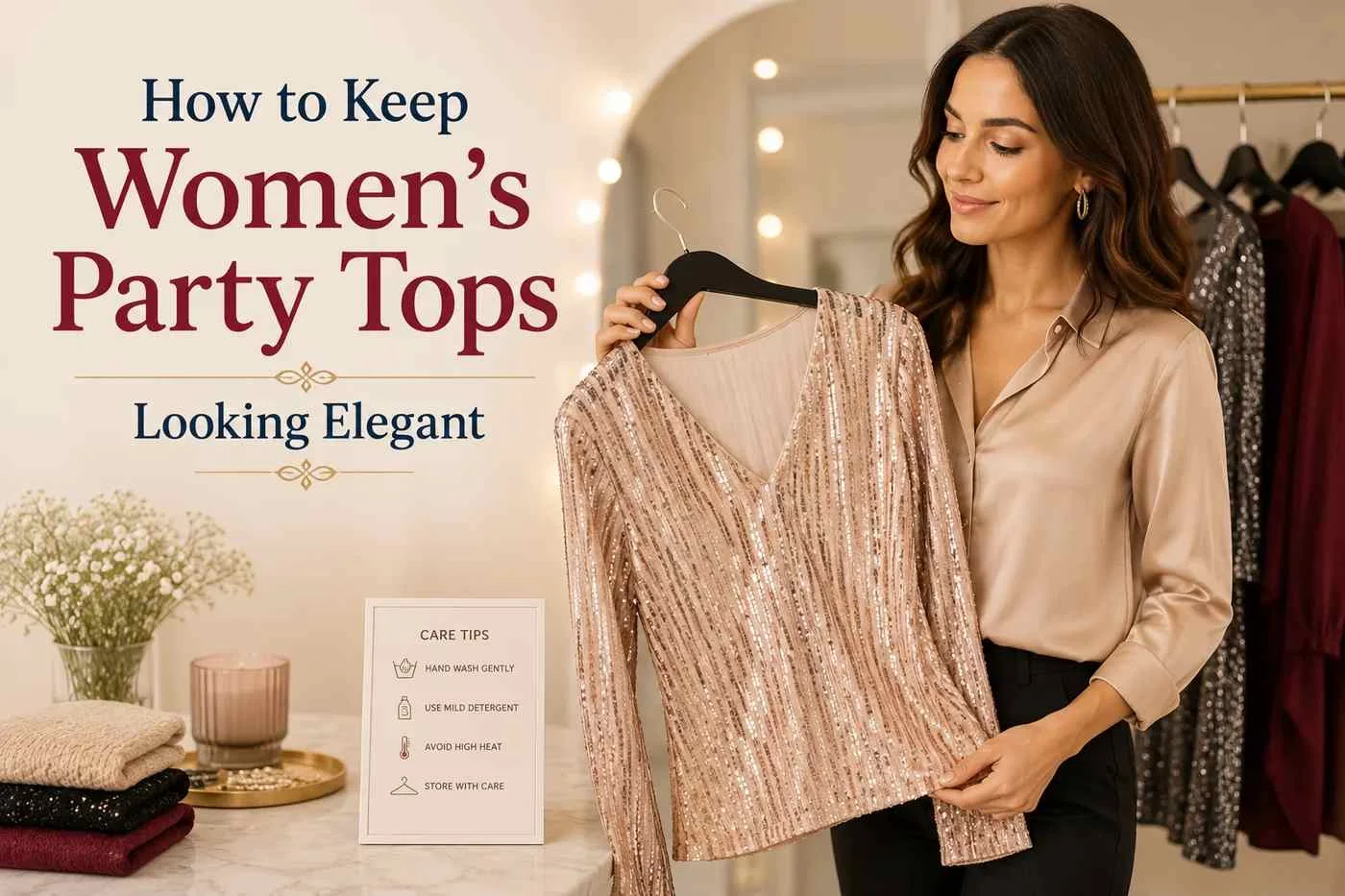 How to Keep Women’s Party Tops Fresh, Stylish, and Ready to Wear