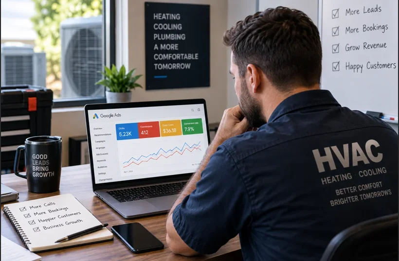 Why Are HVAC Companies Getting Google Ads Leads but Not Booking More Jobs?