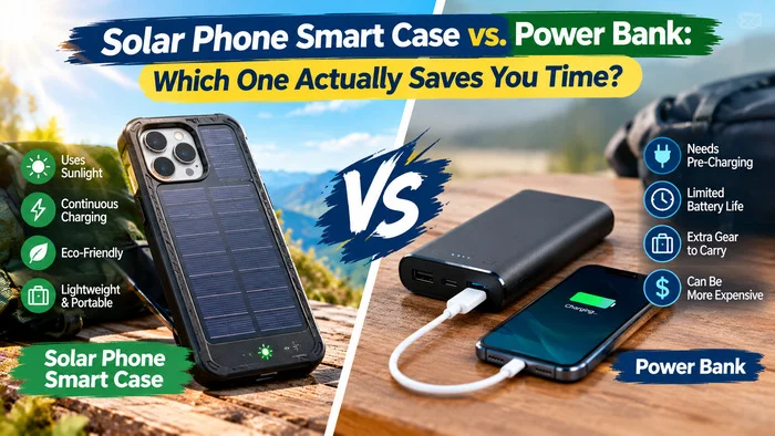 Solar Phone Smart Case vs. Power Bank: Which One Actually Saves You Time?