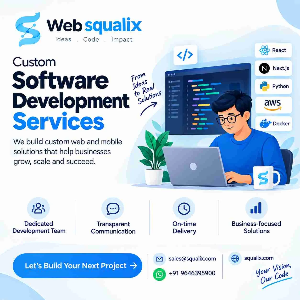 Custom Software Development Services: Turning Ideas into Real Solutions