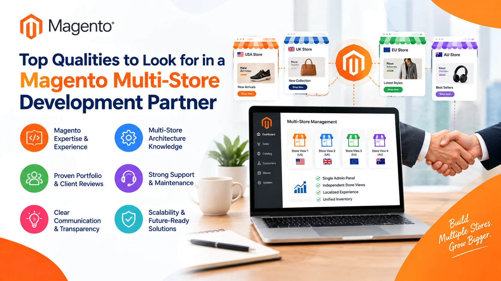Top Qualities to Look for in a Magento Multi-Store Development Partner