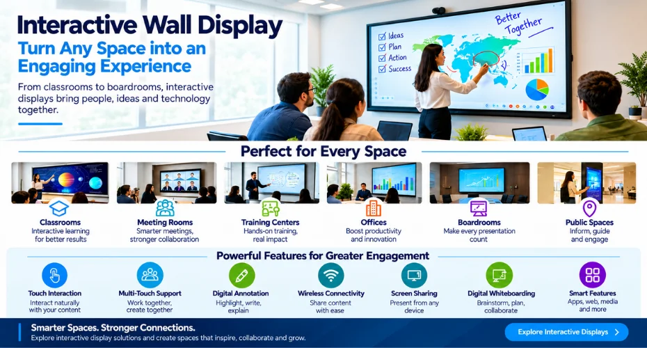 Interactive Wall Display: Turn Any Space into an Engaging Experience