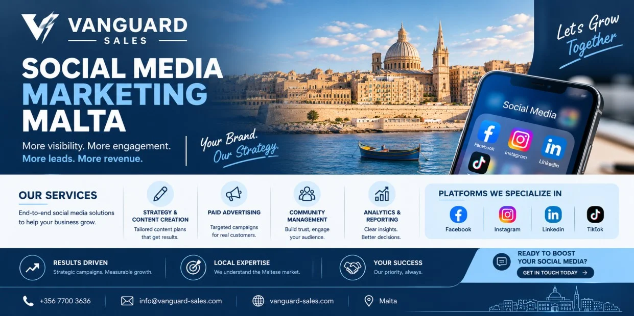 Social Media Marketing Malta | Vanguard Sales Digital Marketing