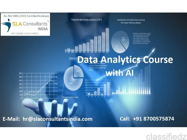 Data Analyst Course in Delhi, Build Professional Competence in Data Analysis and Reporting Frameworks, Free Alteryx, Prompt Engineering in Analytics & Gen AI Skills with IBM Certification Support by SLA Consultants India