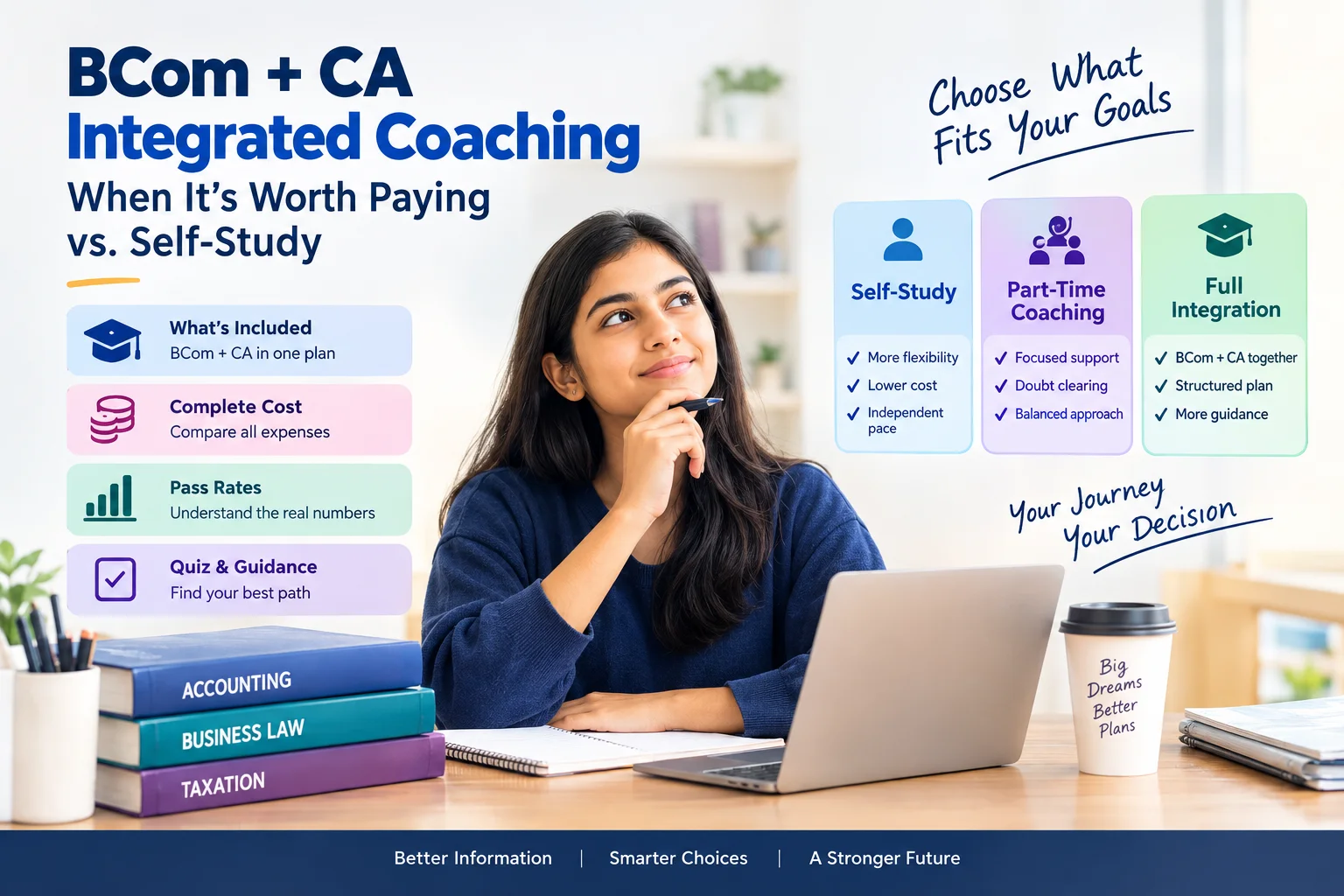 BCom + CA Integrated Coaching: When It’s Worth Paying vs. Self-Study