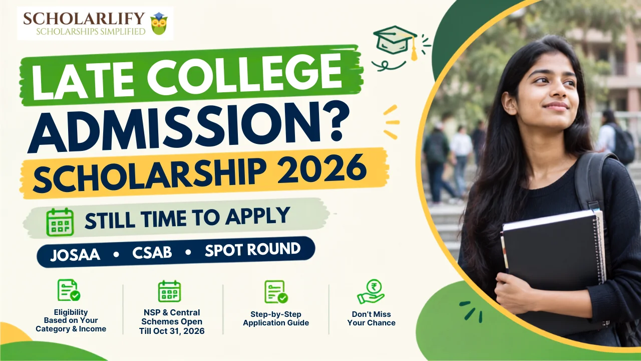 Scholarships for Students Starting College Late This September 2026