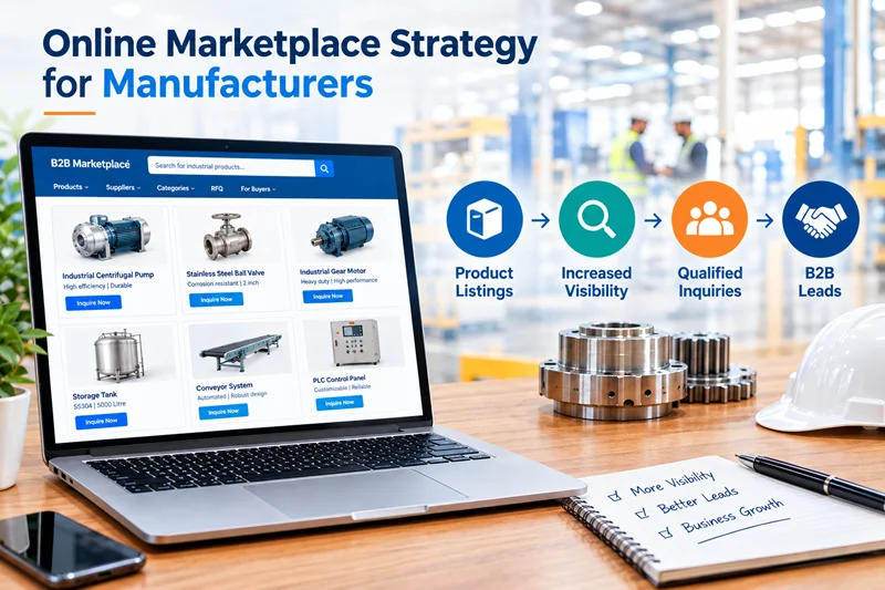 Online Marketplace Strategy for Manufacturers: From Product Listings to B2B Leads