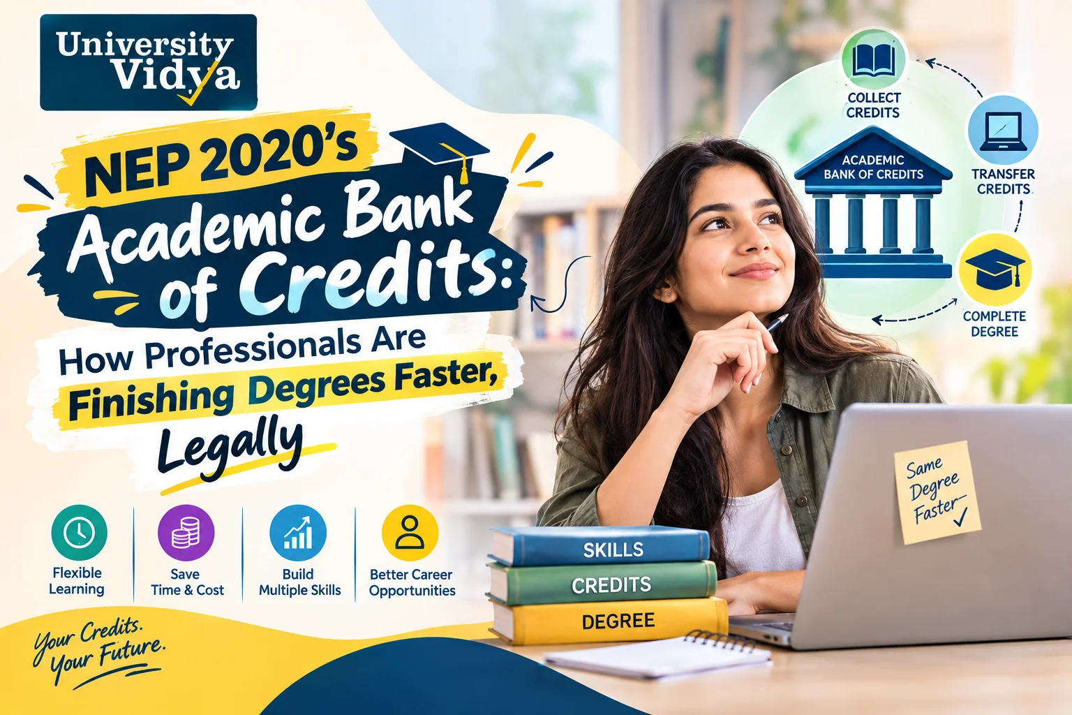NEP 2020's Academic Bank of Credits: How Professionals Are Finishing Degrees Faster, Legally