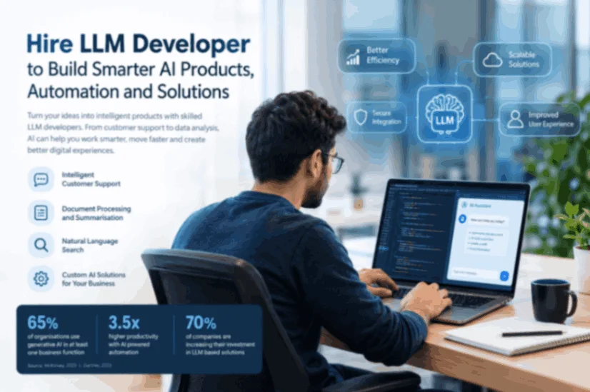 Hire LLM Developer to Build Smarter AI Products, Automation and Solutions