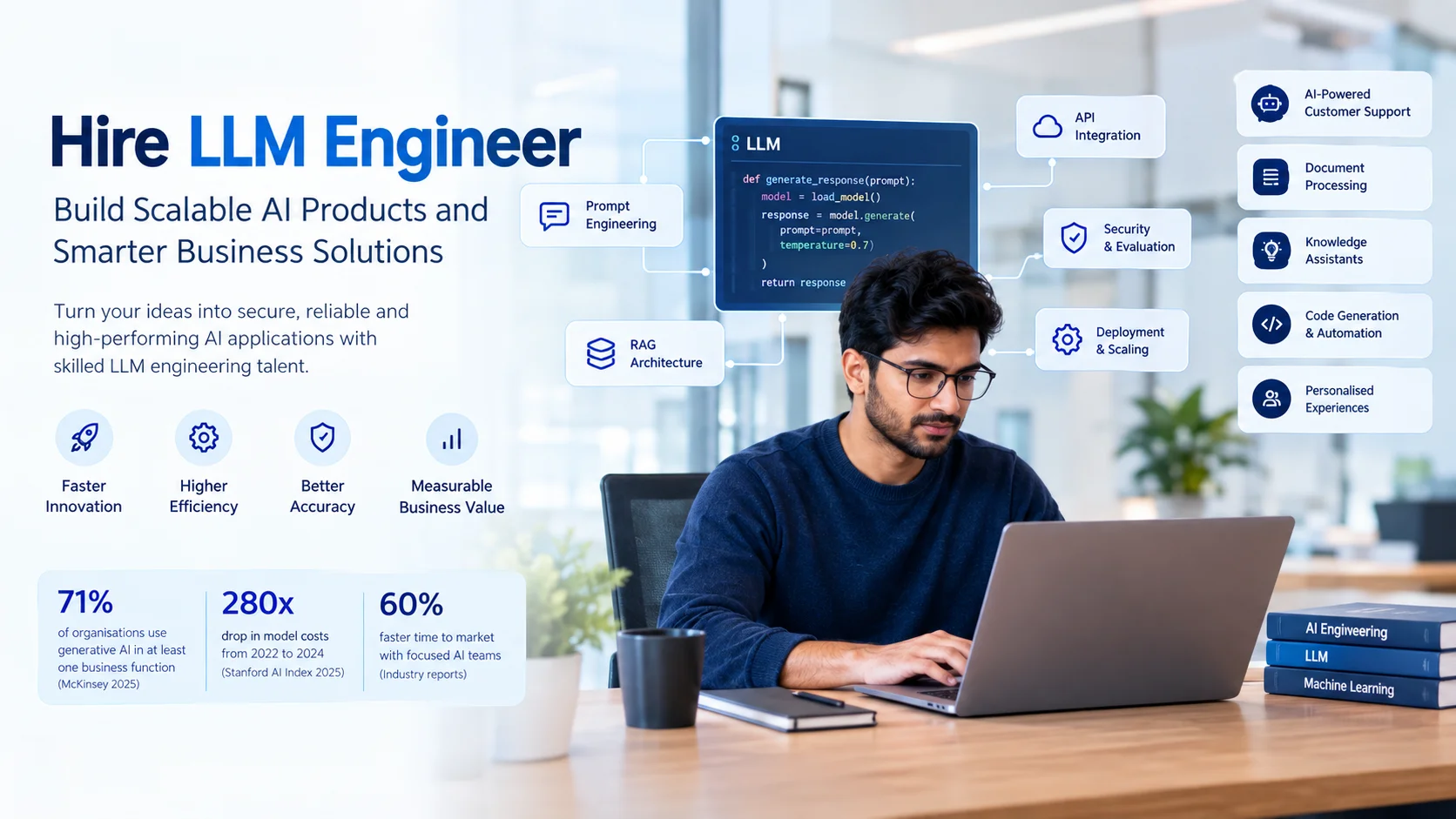 Hire LLM Engineer to Build Scalable AI Products and Smarter Business Solutions