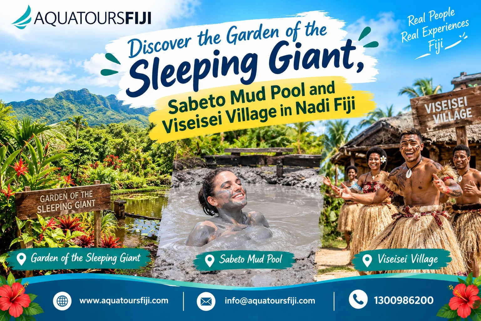 Discover the Garden of the Sleeping Giant, Sabeto Mud Pool and Viseisei Village in Nadi Fiji