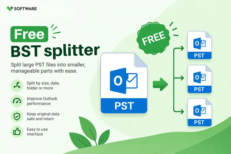 Split PST File into Smaller Parts for Better Outlook Performance