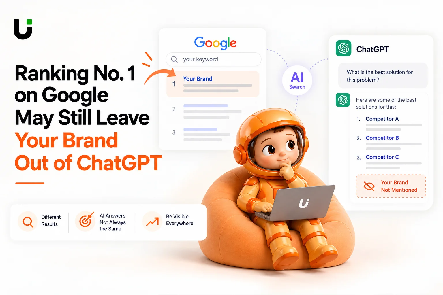 Ranking No. 1 on Google May Still Leave Your Brand Out of ChatGPT