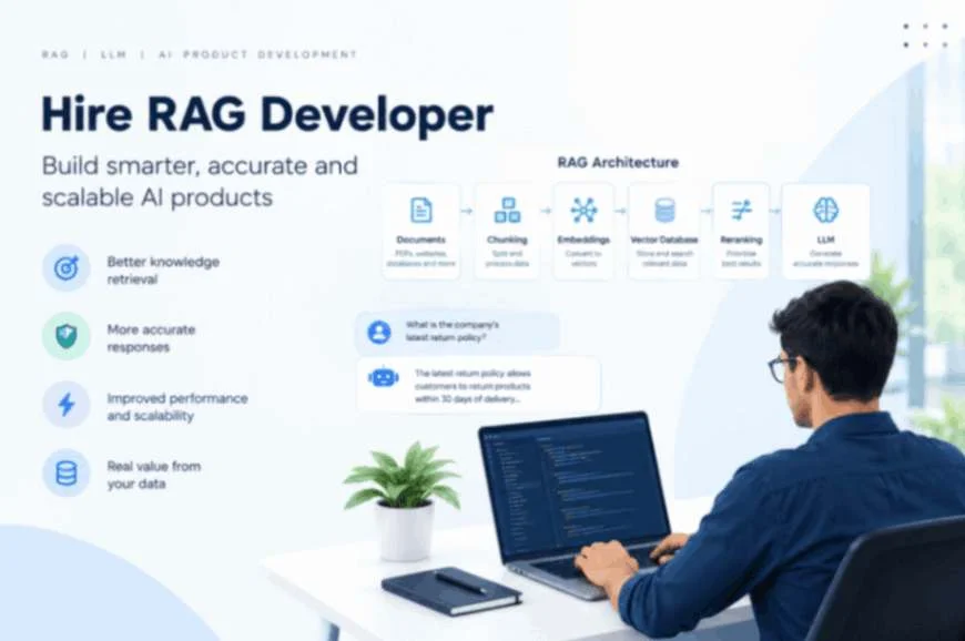 Hire RAG Developer to Build Smarter, Accurate and Scalable AI Products