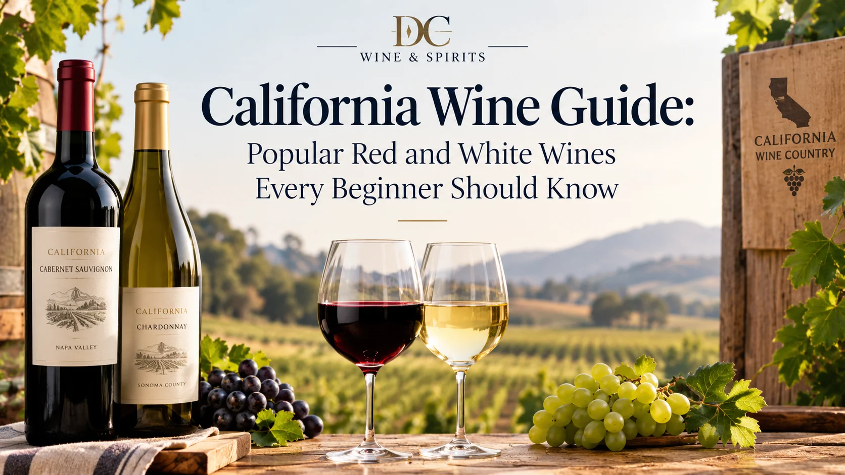 California Wine Guide: Popular Red and White Wines Every Beginner Should Know