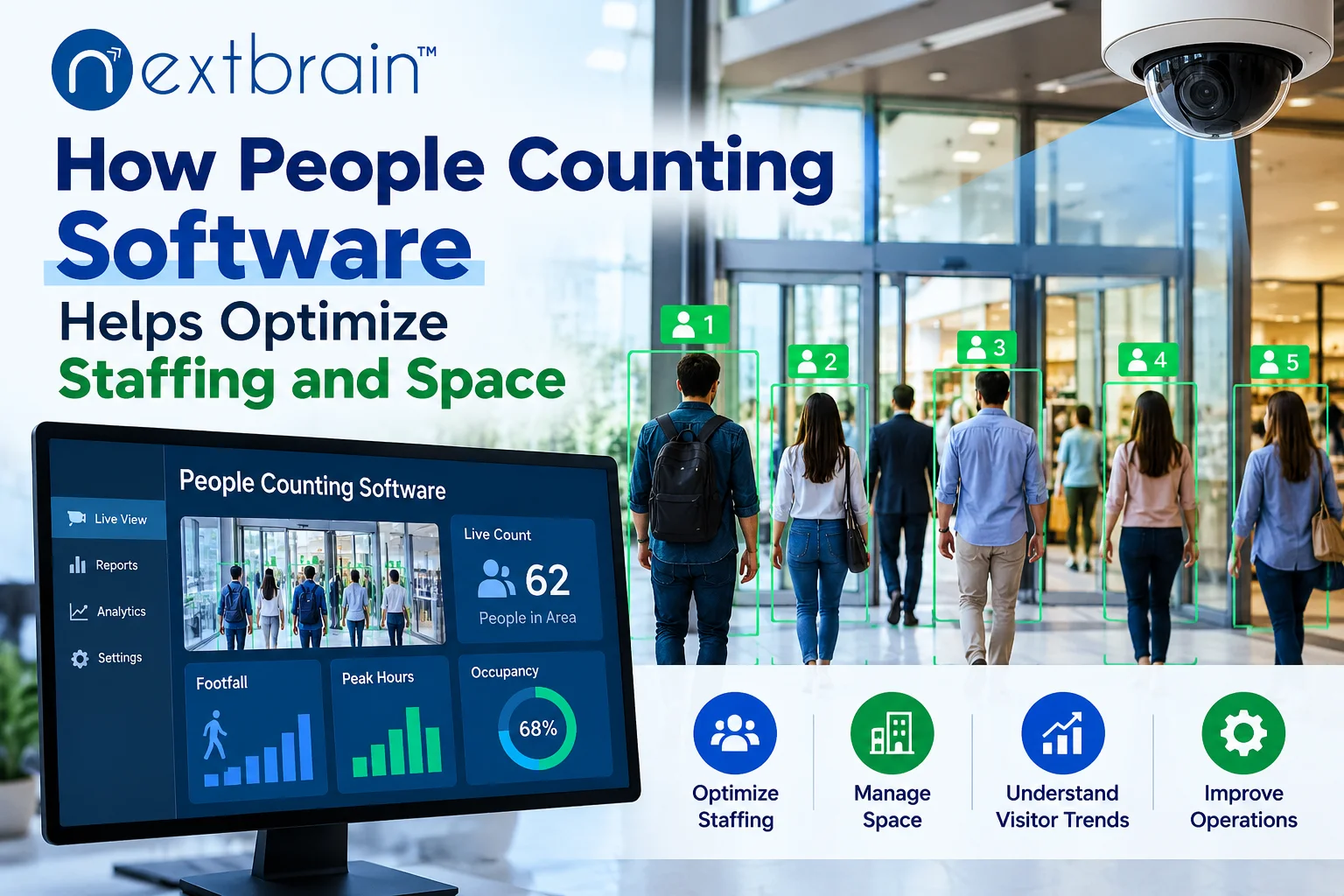 How People Counting Software Helps Optimize Staffing and Space