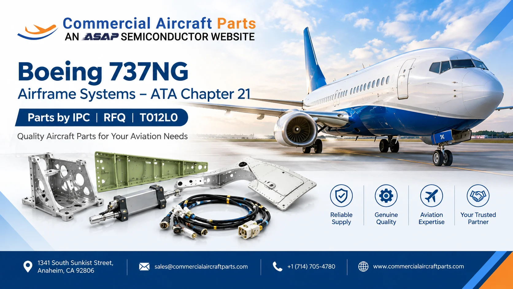 How to Source Boeing B737NG Aircraft Parts for Maintenance Requirements