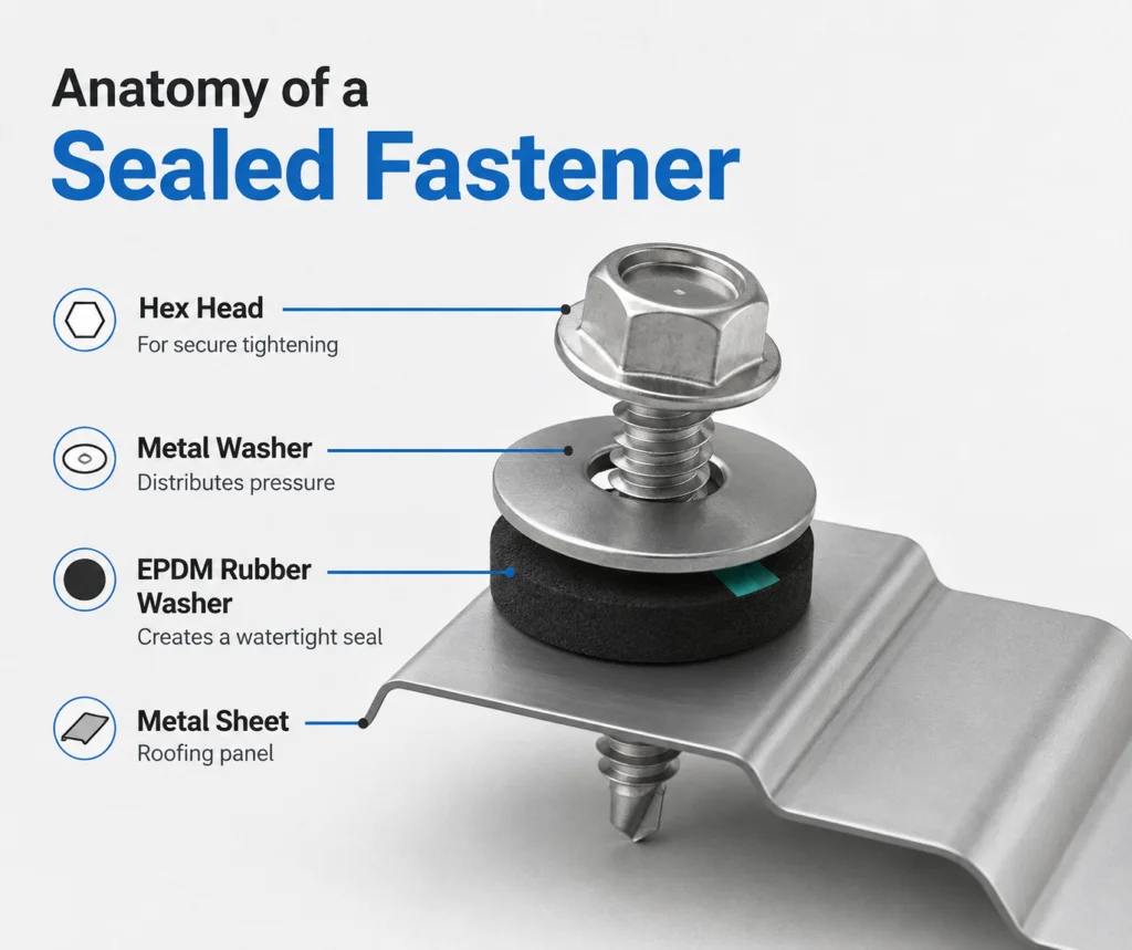 Screws with EPDM Washer: Why They Matter for Leak Protection