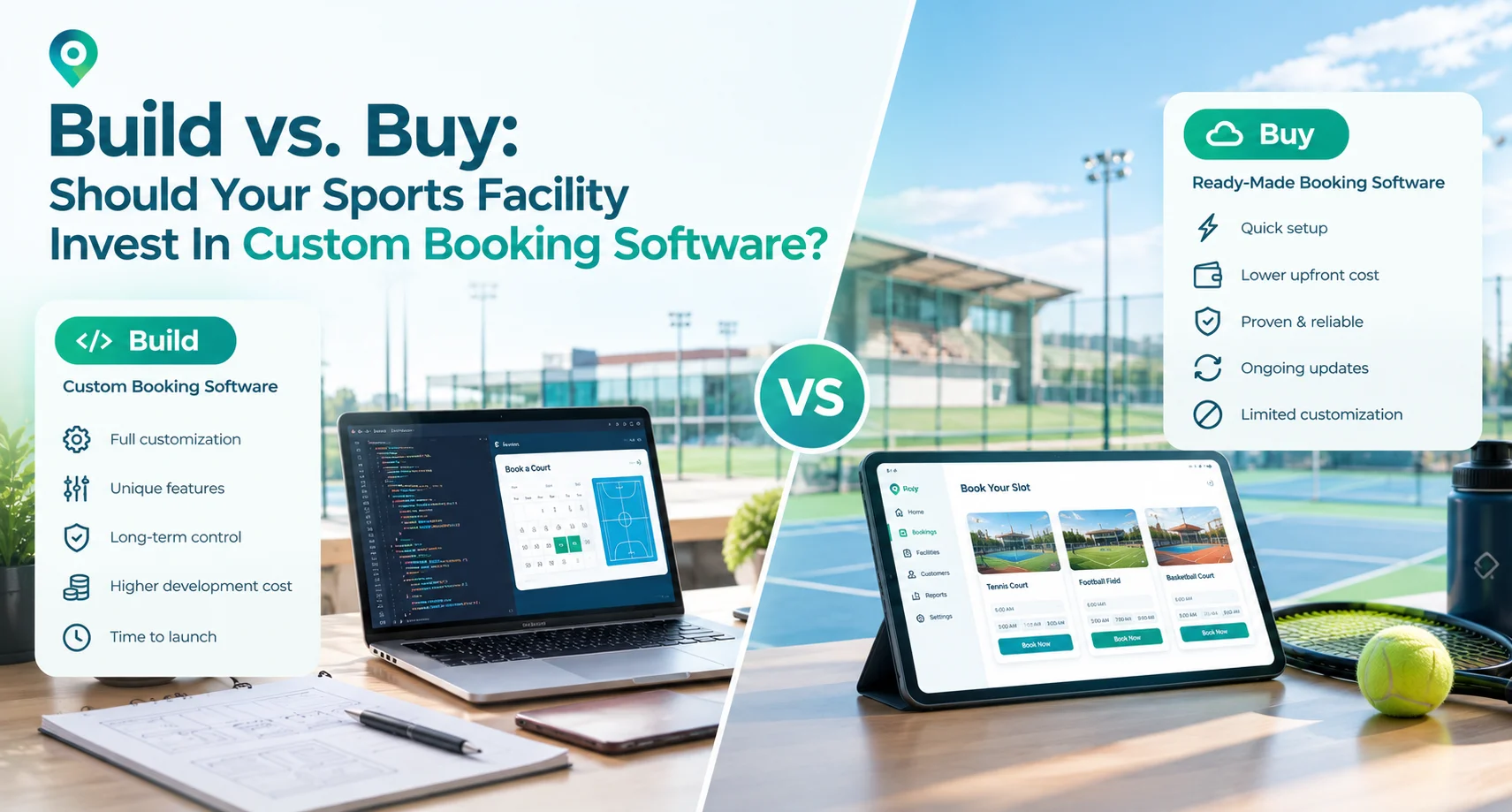 Build vs. Buy: Should Your Sports Facility Invest In Custom Booking Software?