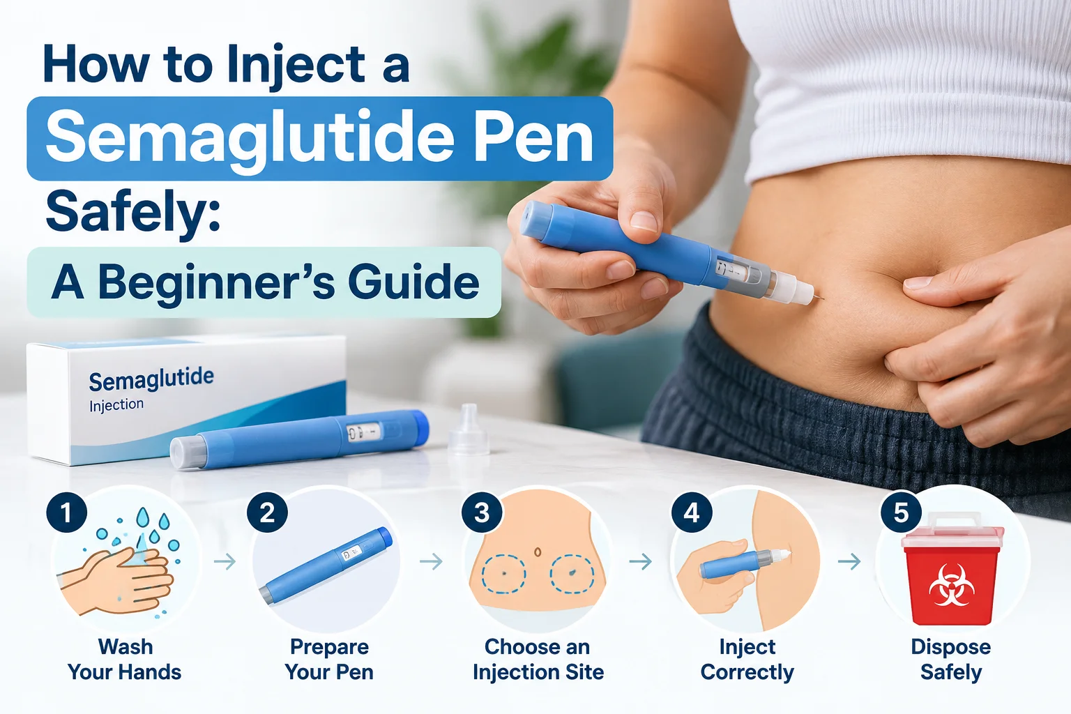 How to Inject a Semaglutide Pen Safely: A Beginner's Guide Semaglutide Pen
