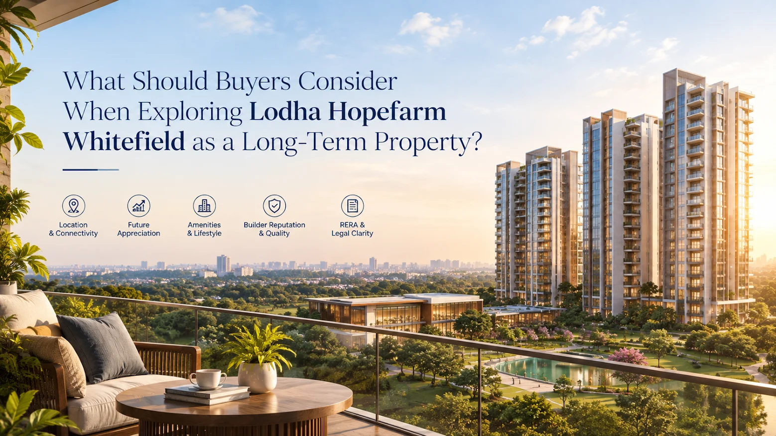 What Should Buyers Consider When Exploring Lodha Hopefarm Whitefield as a Long-Term Property?