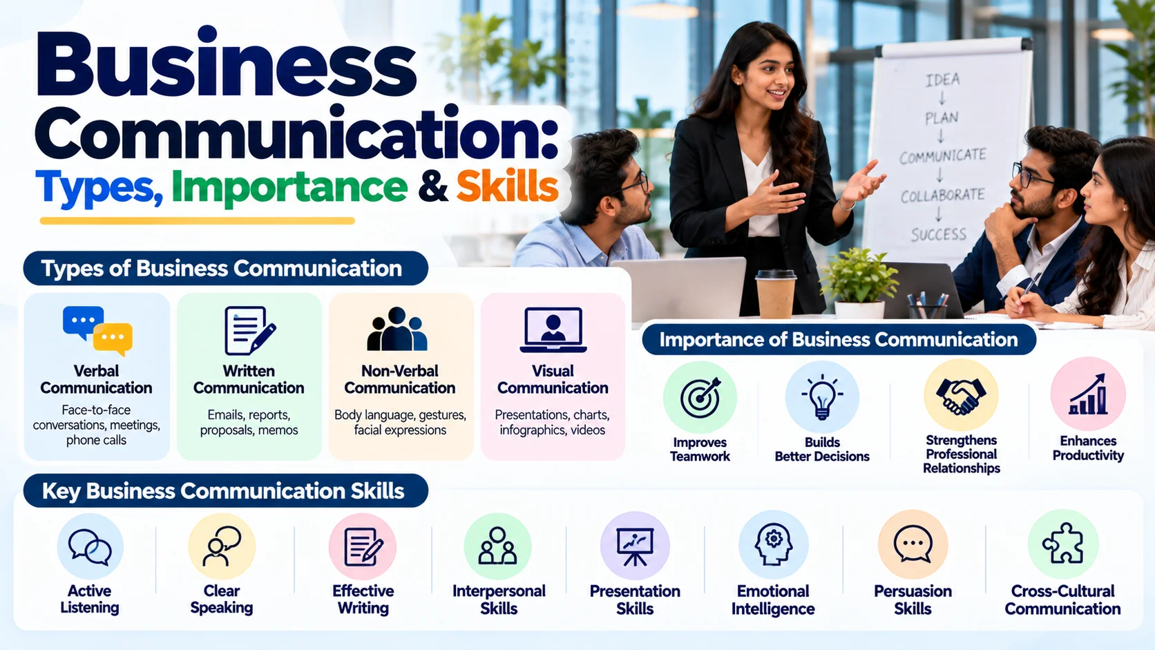 Business Communication: Types, Importance & Skills
