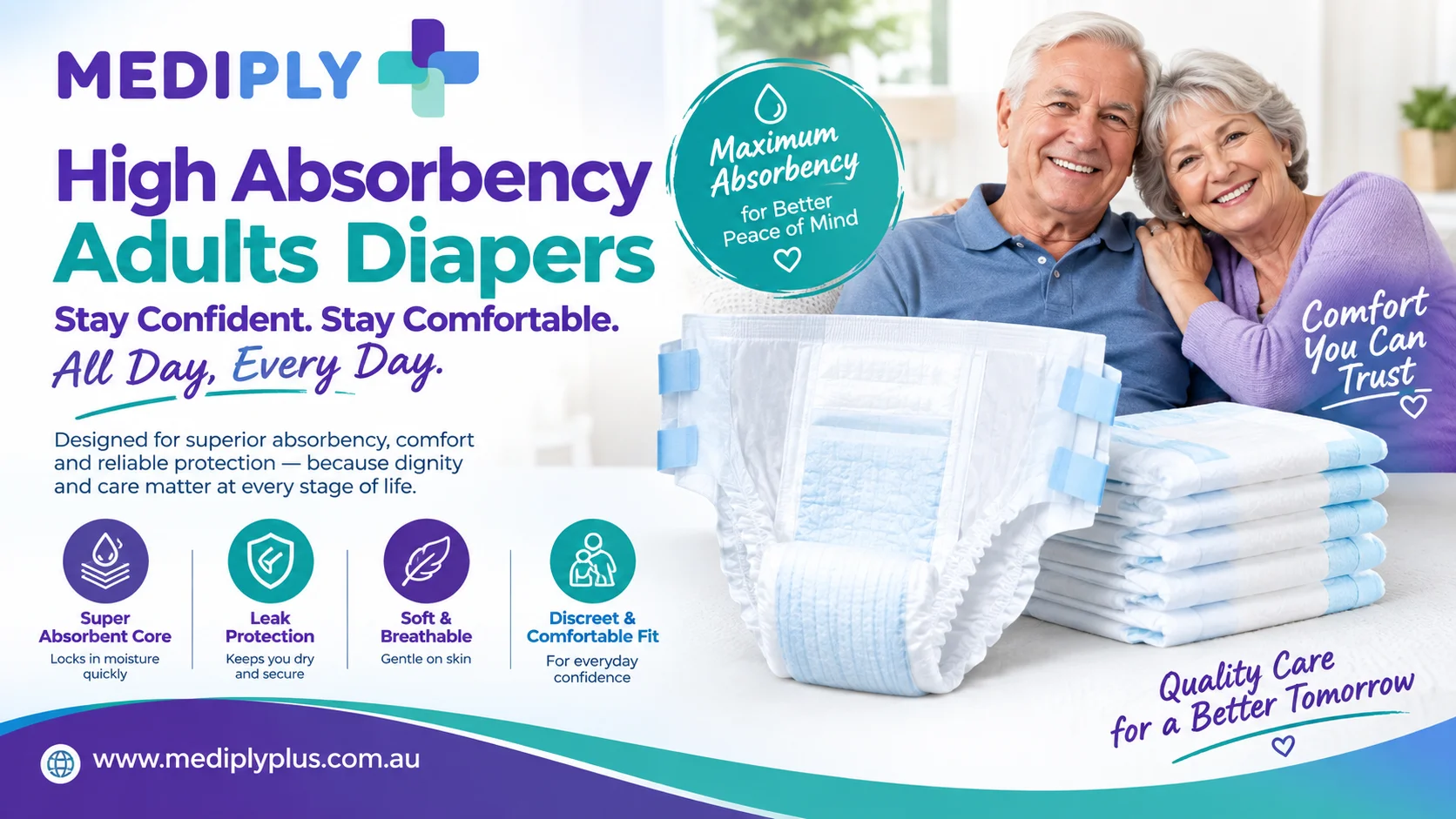 What Features Should You Look for in High Absorbency Adults Diapers?
