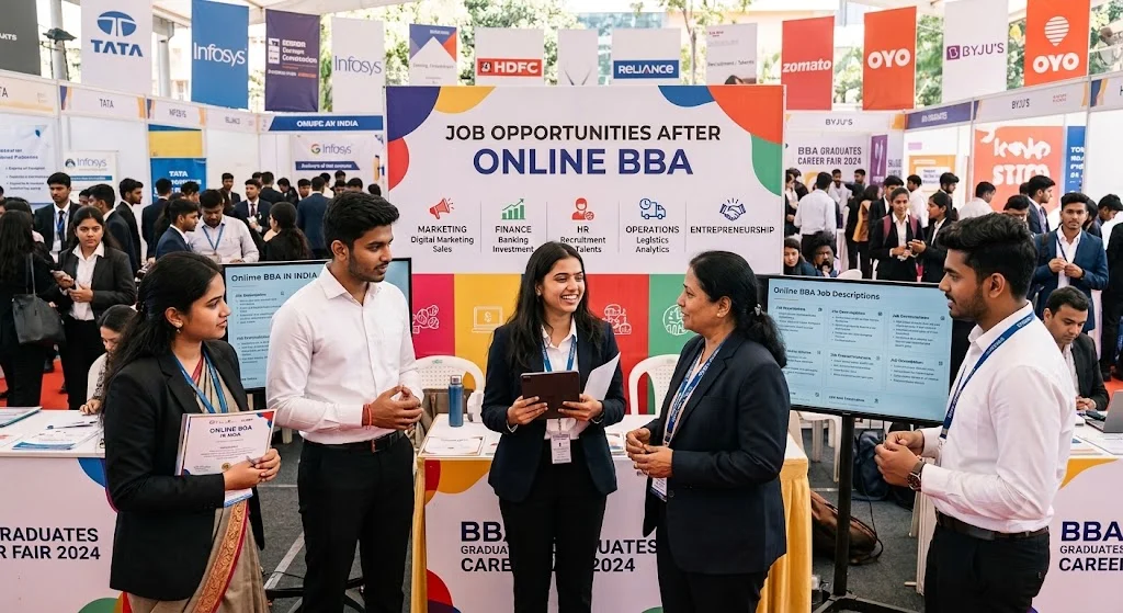 Job Opportunities After Online BBA in India