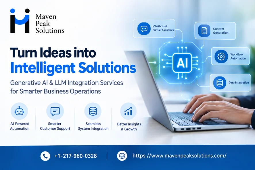 Generative AI & LLM Integration Company in USA for Smarter Business Automation