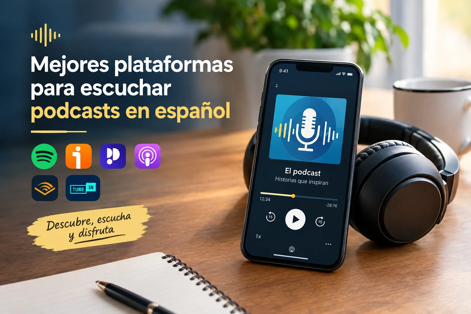 Mejores plataformas para escuchar podcasts en español